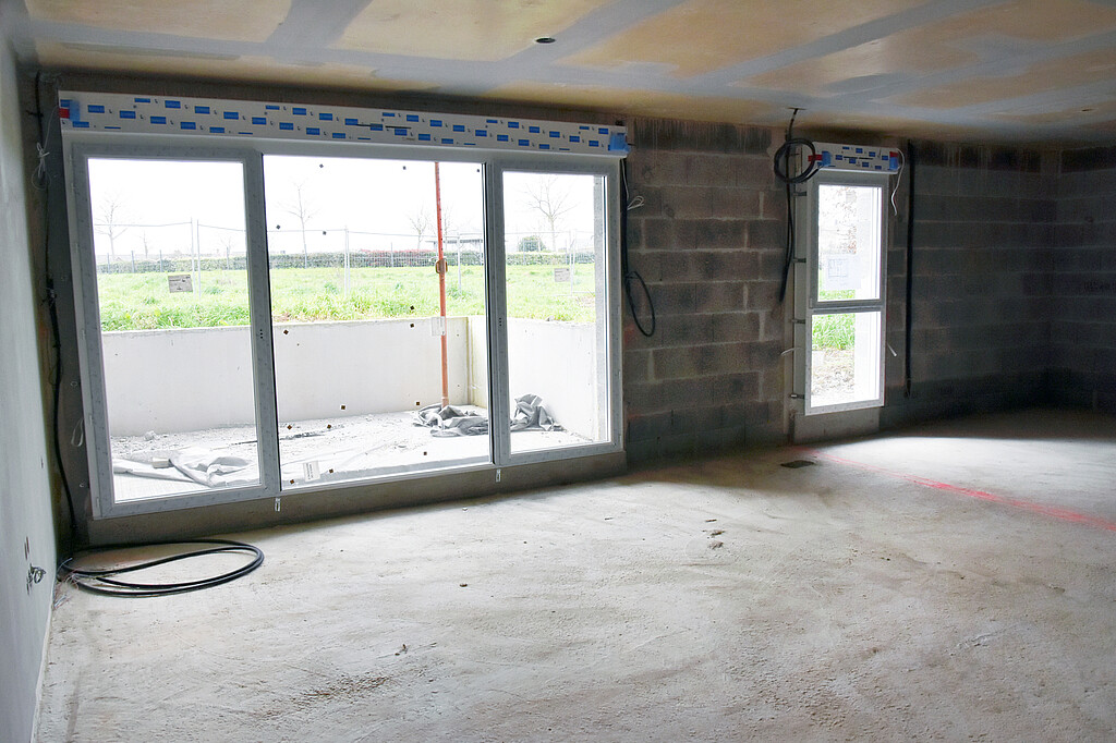 Chantier de la Maison Helena de Bédée, en Ille-et-Vilaine