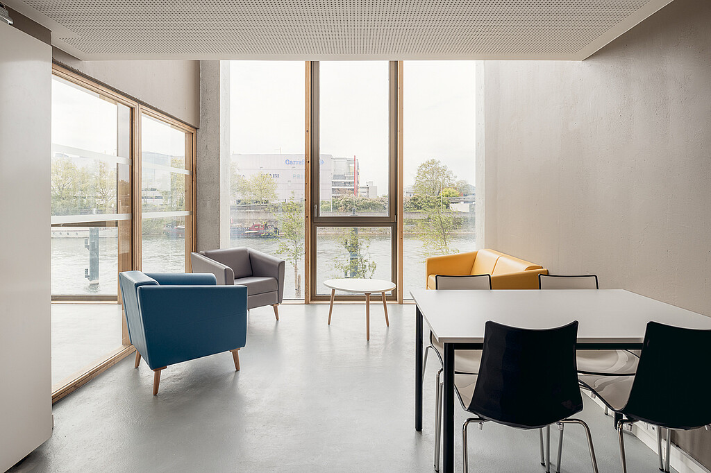Salle de coworking de la résidence pour étudiants Mahsa Amini à L'Île-Saint-Denis