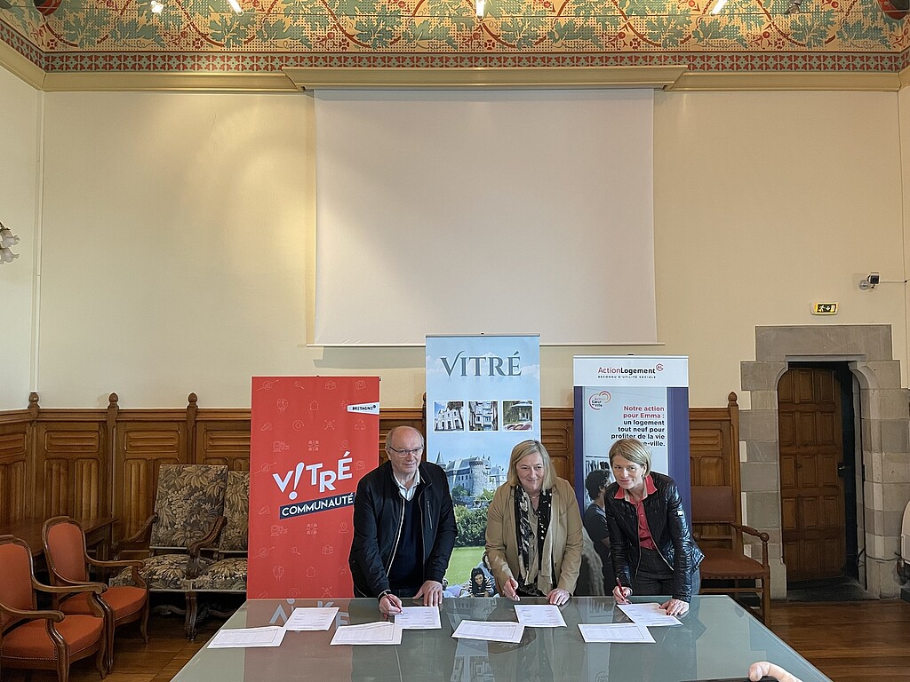 Signature du projet La Poterie à Vitré