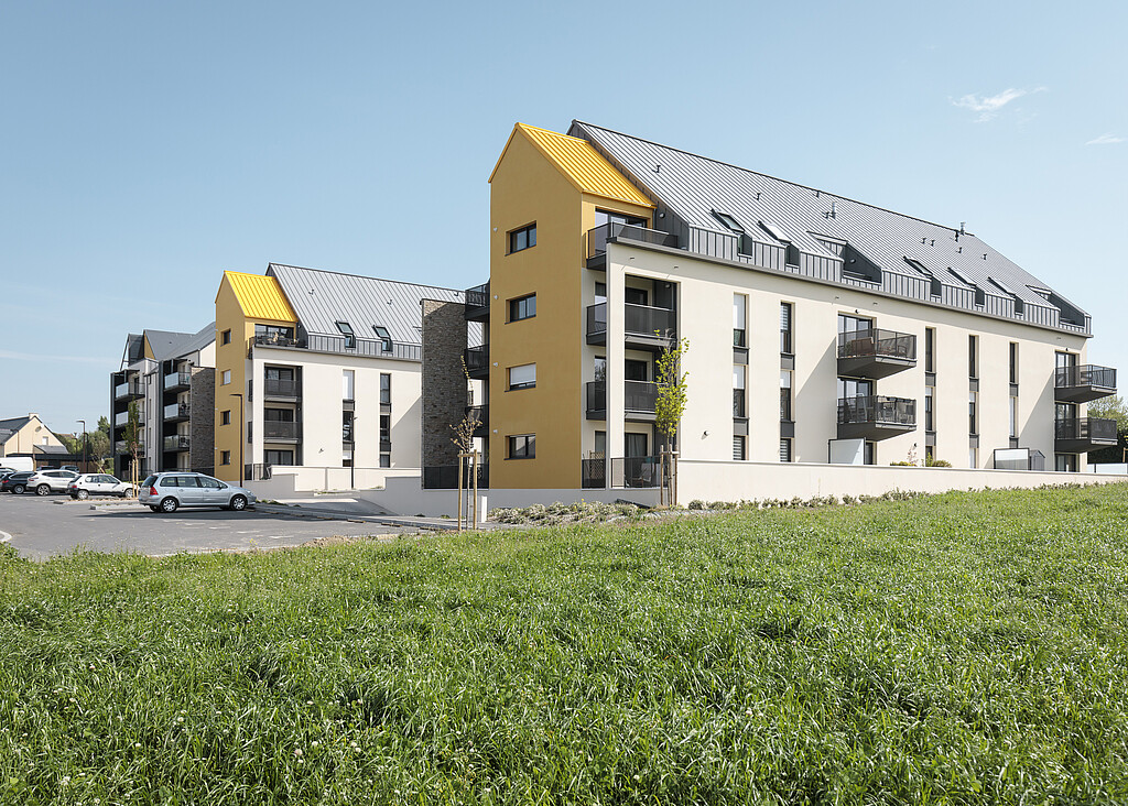 Façades de la résidence Ker Braz à Chateaugiron