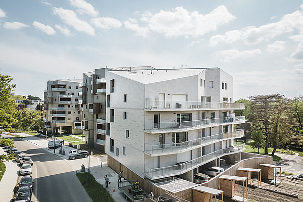 Vue aérienne du programme "Vert Eden" à Saint-Herblain