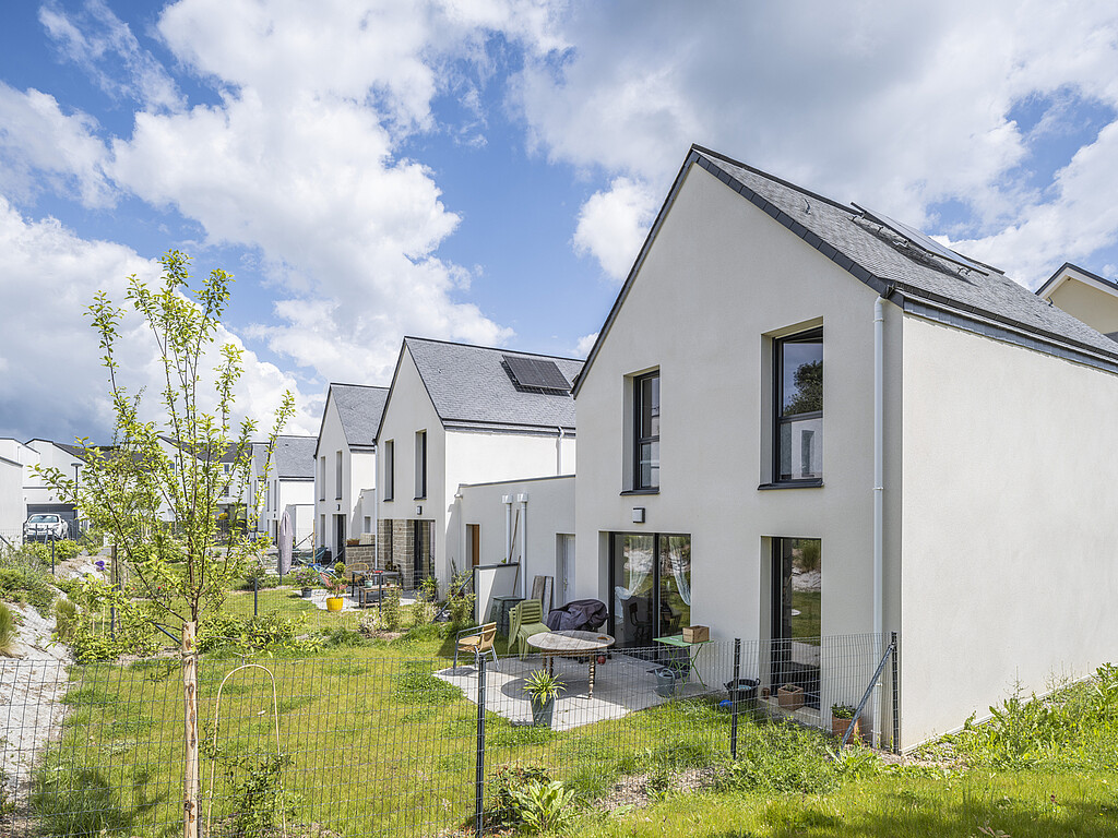 Les maisons en accession coopérative du programme les "Promenades de Rhuys" à Saint-Gildas-de-Rhuys
