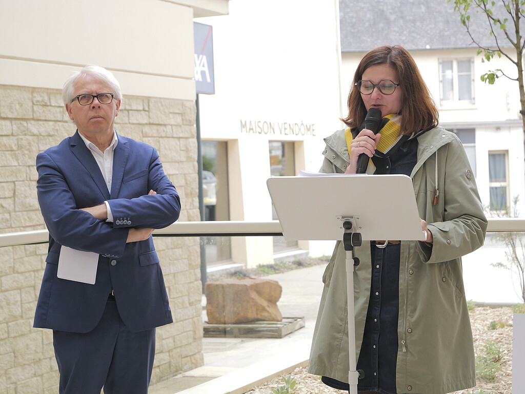 Julia Lagadec, directrice générale d'Espacil s'exprime