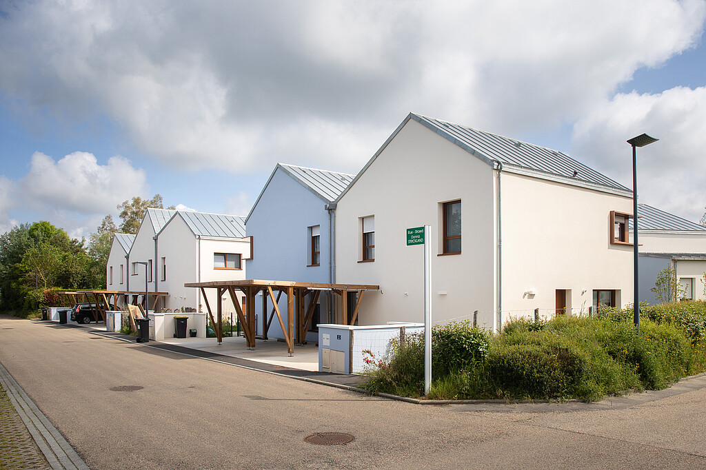 Photo des maisons du programme en BRS Carré d'Art à Bruz