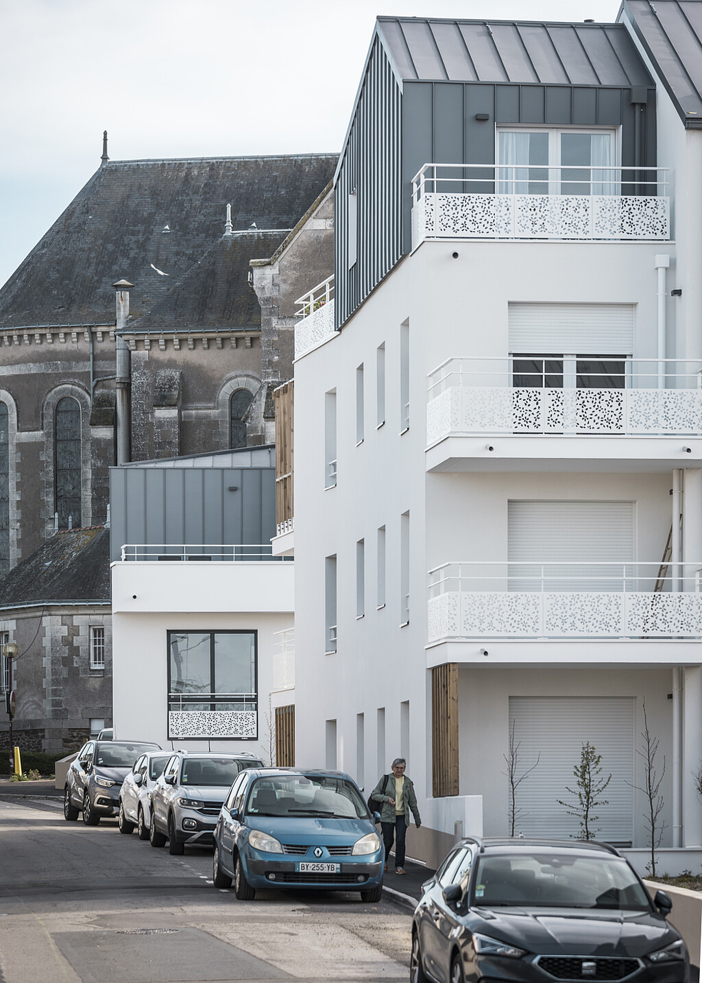 Le programme à proximité de l'église de Saint-Julien-de-Concelles