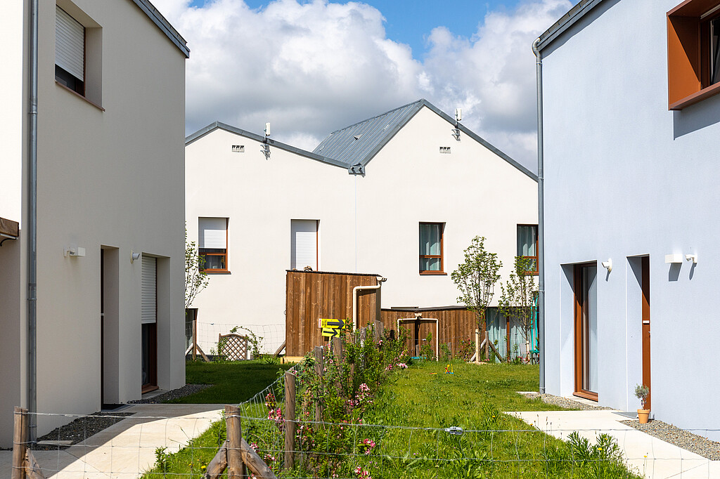 Les maisons en BRS du programme Carré d'Art à Bruz