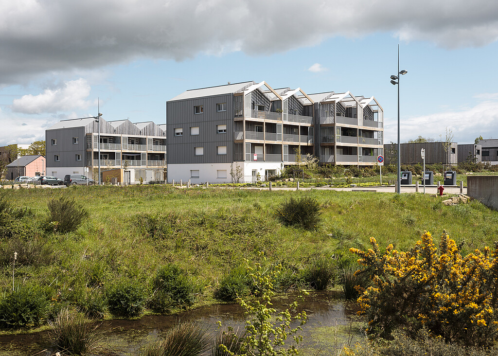 Environnement préservé du programme "Éolie" à Guérande