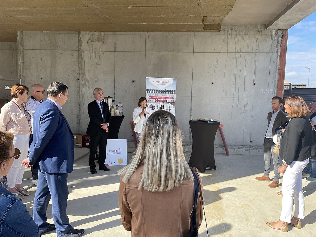 Visite de chantier du programme "Lelia" Noyal-sur-Vilaine