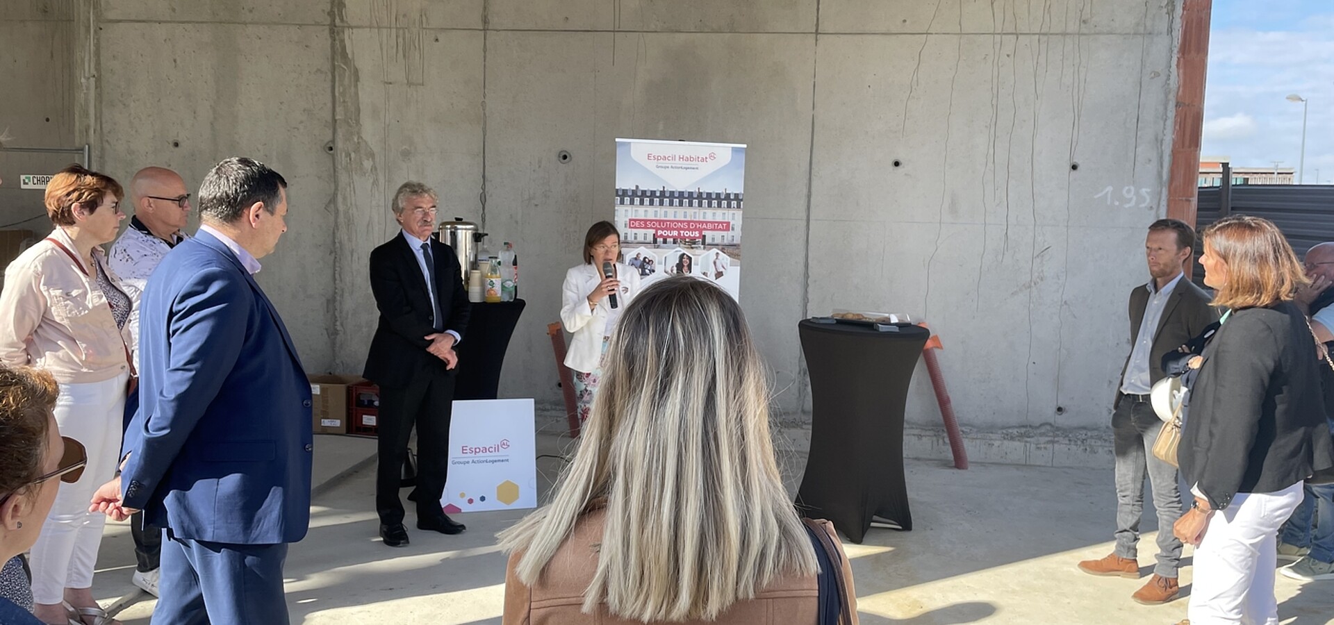 Visite de chantier du programme "Lelia" Noyal-sur-Vilaine