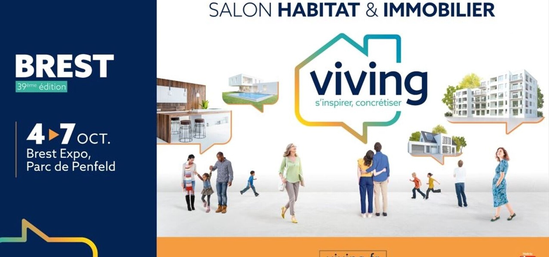 Photo actualité Espacil au Salon de l'Habitat et de l'Immobilier VIVING à Brest