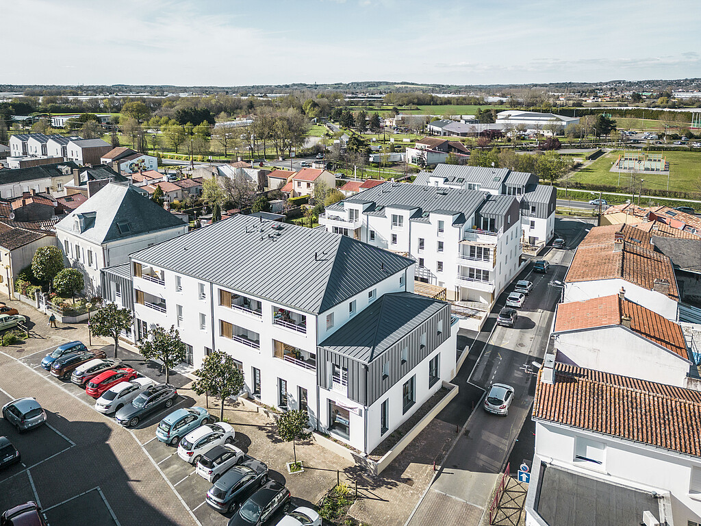 Vue drone du programme Cours Saint-Julien à Saint-Julien-de-Concelles