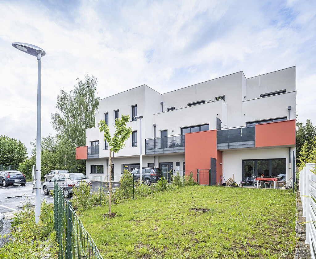 Vue d'ensemble de la résidence locative "La Délivrande" à Servon-sur-Vilaine
