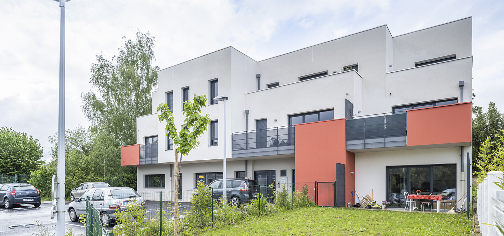 Vue d'ensemble de la résidence locative "La Délivrande" à Servon-sur-Vilaine