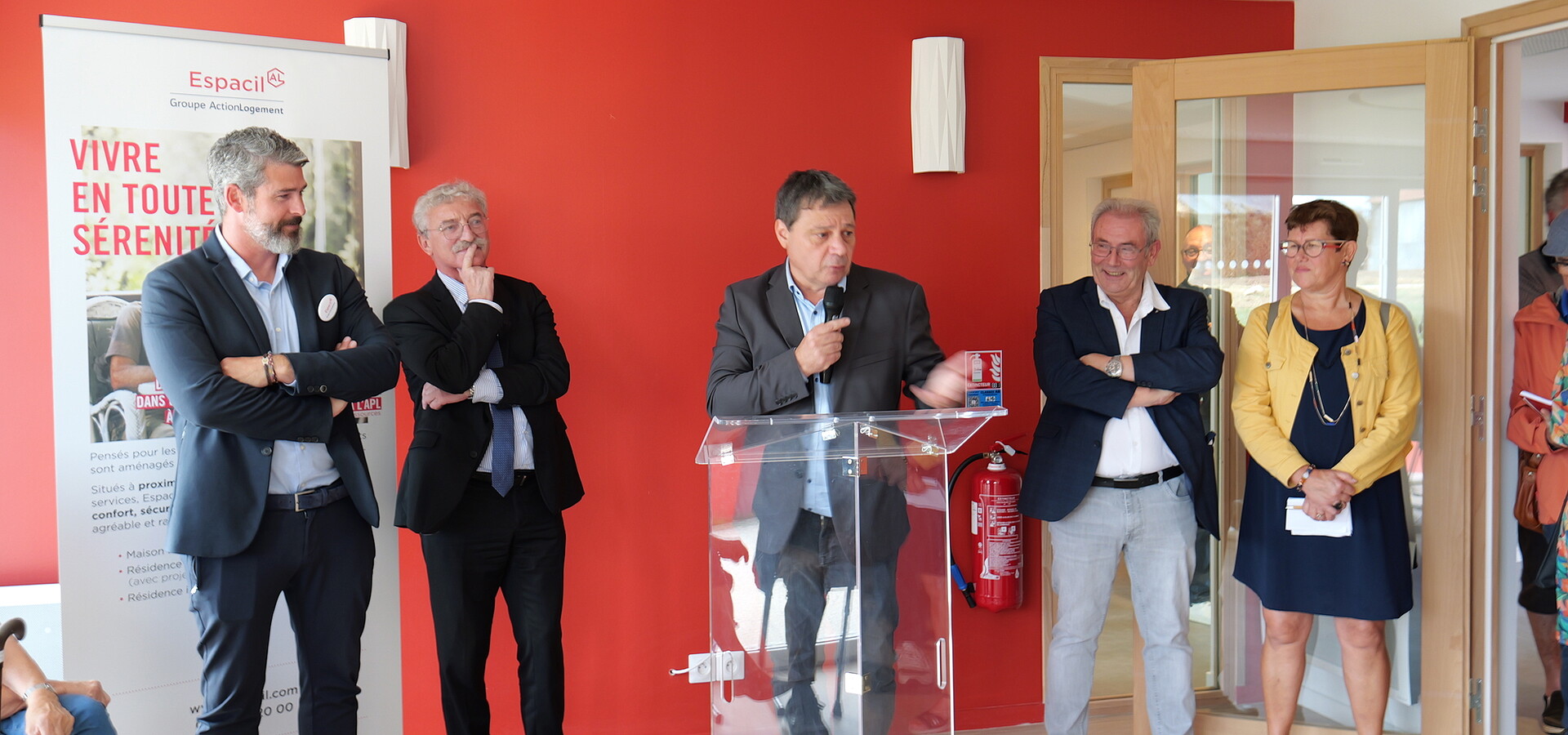 Discours lors de l'inauguration de la Maison Helena de Bédée