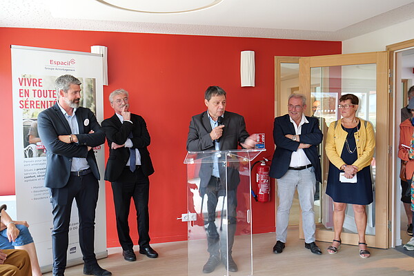 Discours lors de l'inauguration de la Maison Helena de Bédée