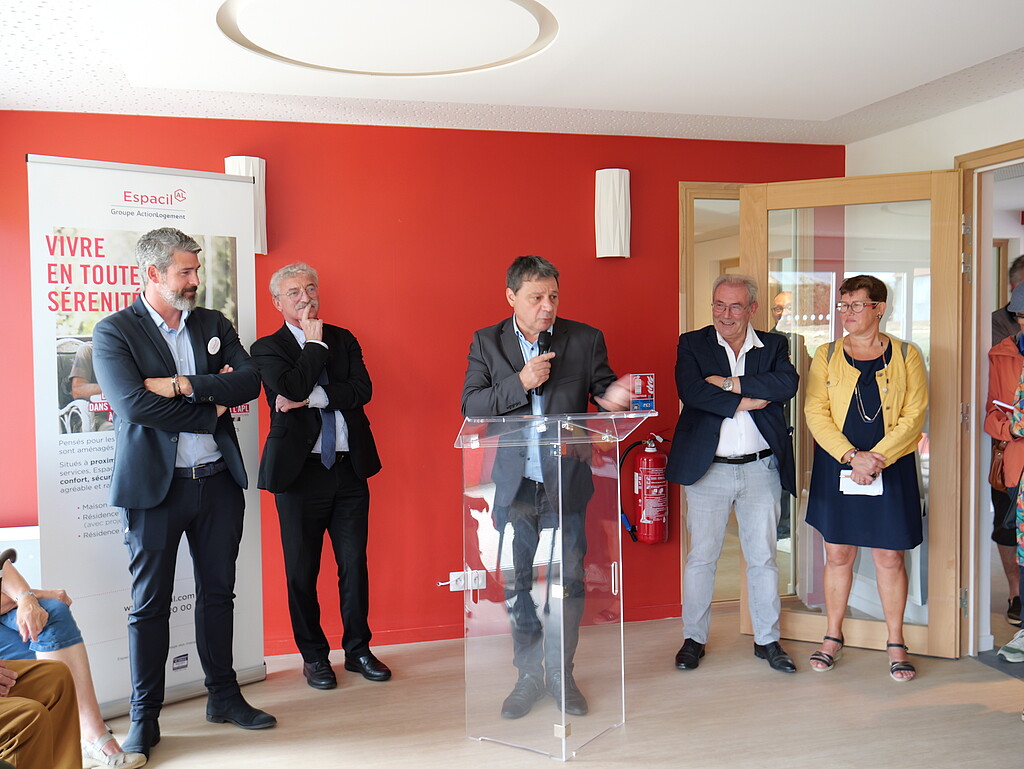 Discours lors de l'inauguration de la Maison Helena de Bédée
