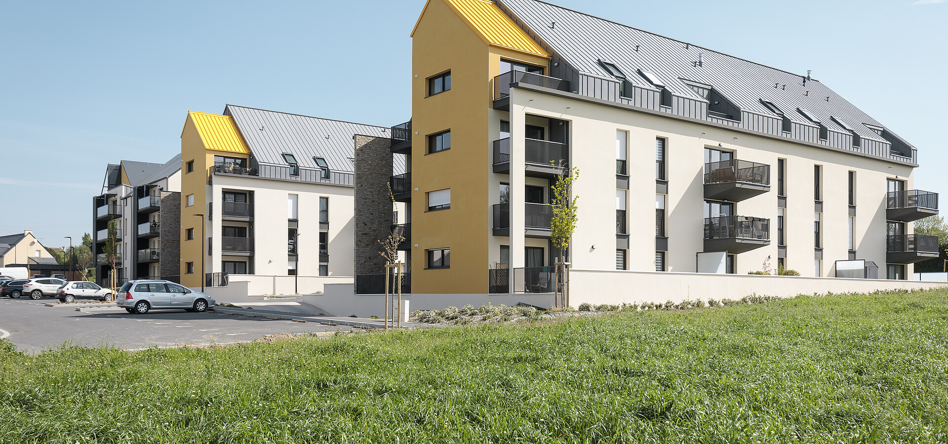 Façades de la résidence Ker Braz à Chateaugiron