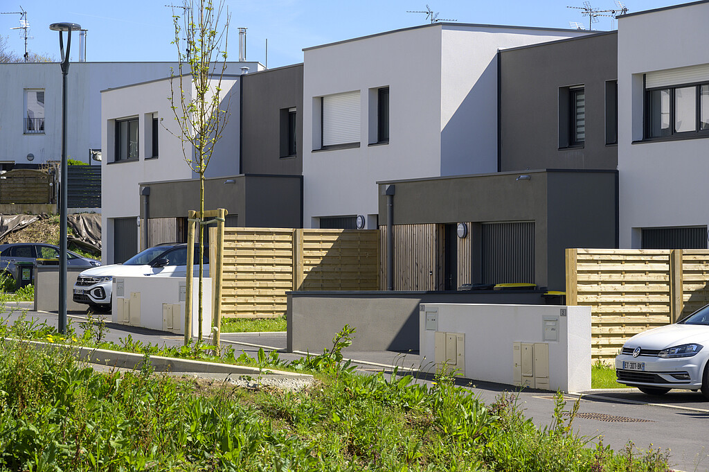 Les maisons en accession du programme "L'Andalouse" à Lorient