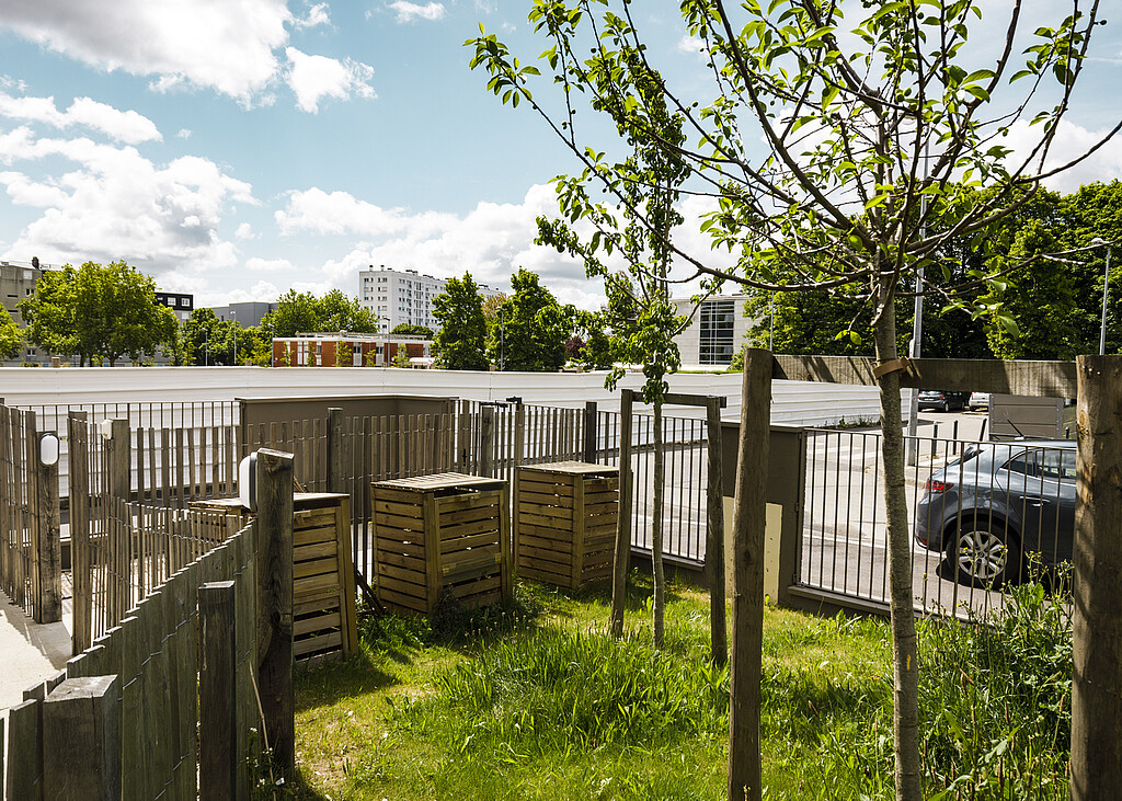 Espaces verts du programme immobilier Bel & Co