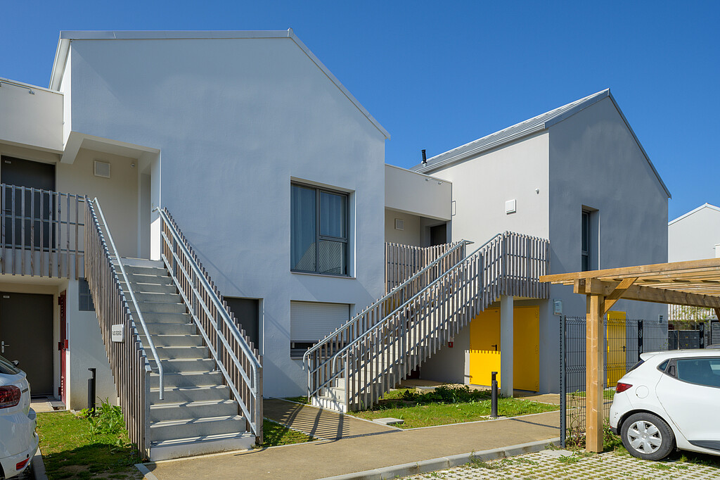 Les maisonnées du programme Andre'O à Saint-André-des-Eaux en Loire-Atlantique