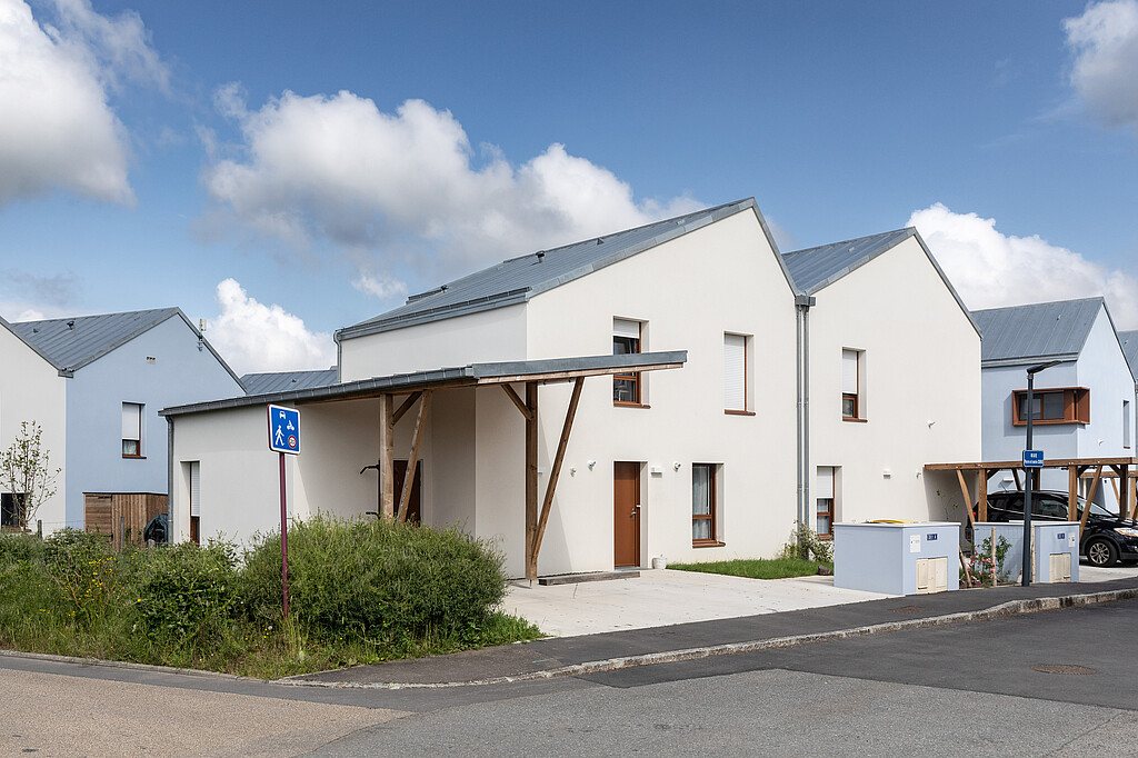 Photo des maisons du programme en BRS Carré d'Art à Bruz