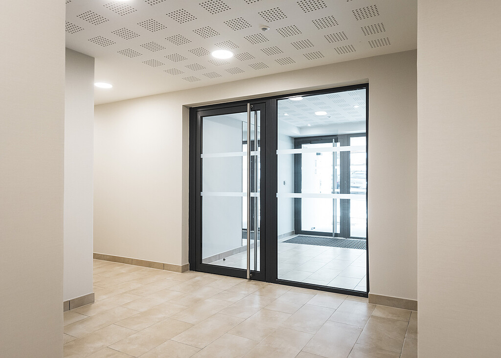 Hall d'entrée du programme immobilier