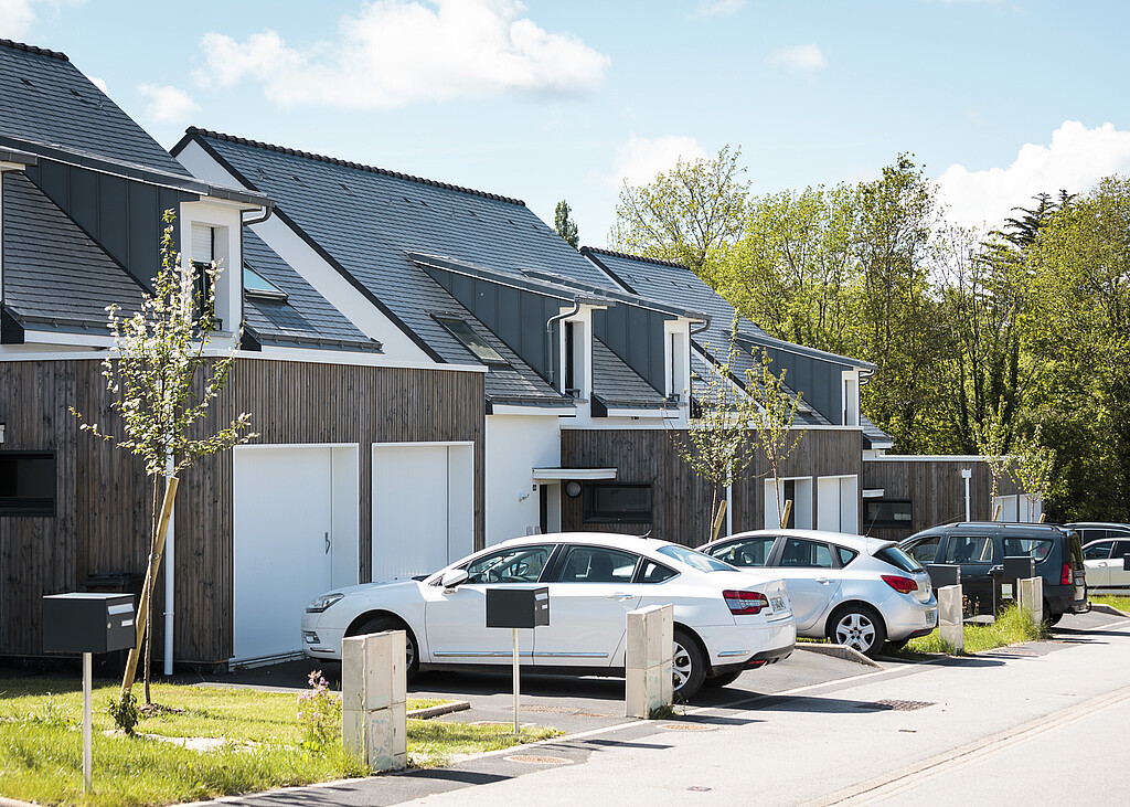 Les maisons du programme locatif "Lann Vraz" à Landévant