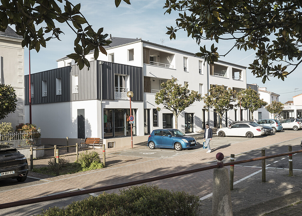 Le programme, vue du centre bourg