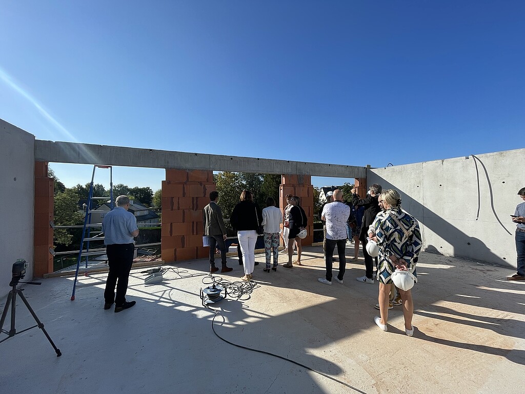 Visite de chantier du programme "Lelia" Noyal-sur-Vilaine