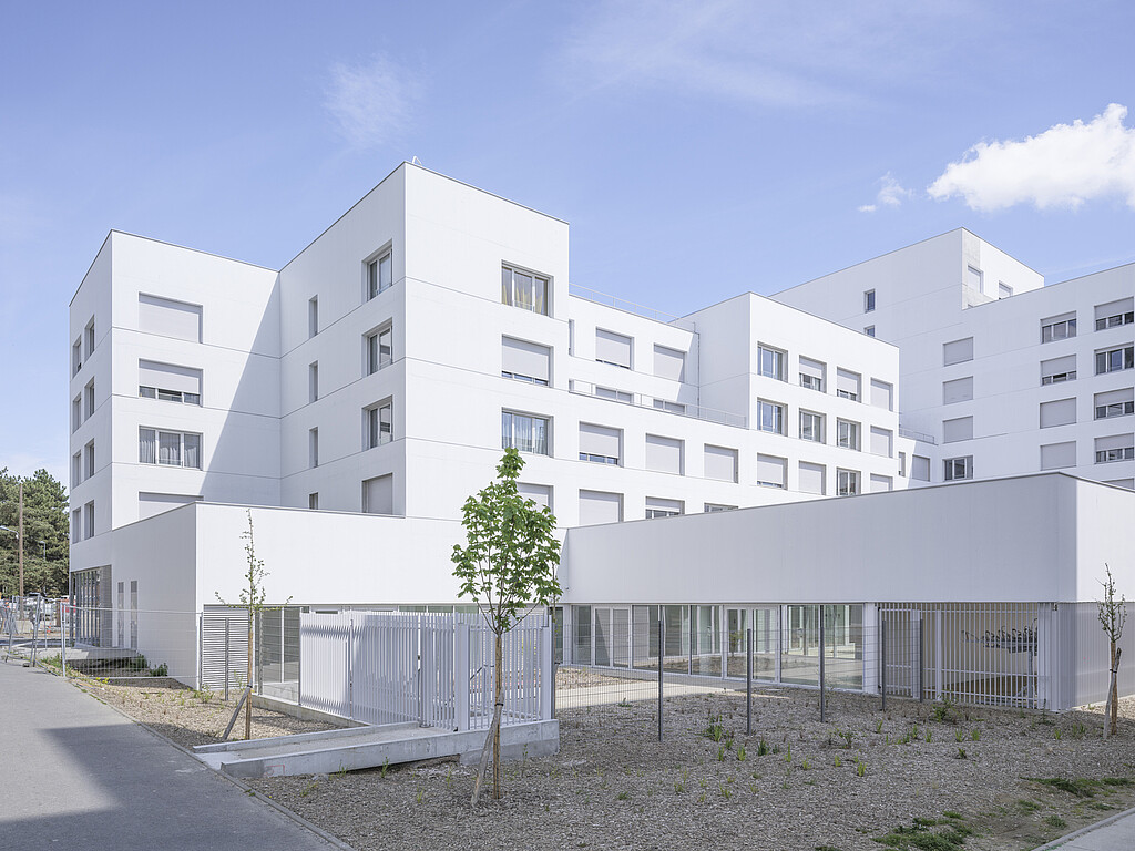 Vue d'ensemble de la résidence pour jeunes actifs et étudiants "Rose Dieng" à Rennes