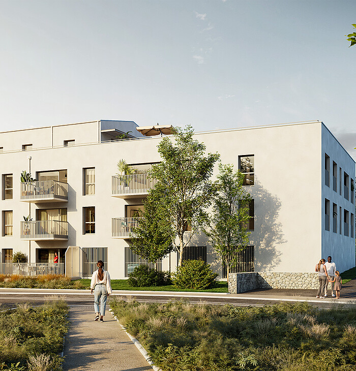 Perspective du programme immobilier neuf "Bois Eden" à Vitré