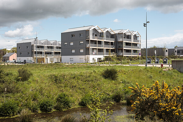 Environnement préservé du programme "Éolie" à Guérande