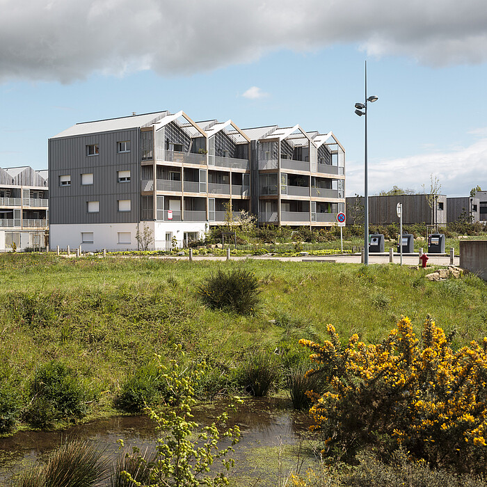 Environnement préservé du programme "Éolie" à Guérande