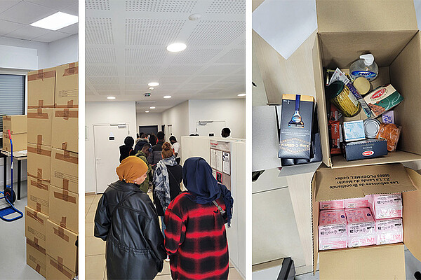 Photo actualité Île-de-France : l’aide alimentaire se poursuit auprès des jeunes locataires