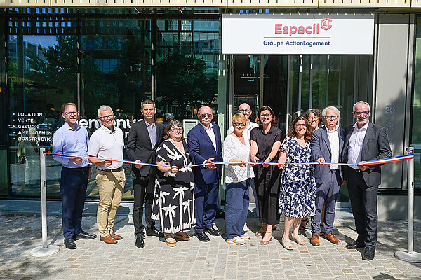 Photo actualité Espacil inaugure son nouveau siège social à Rennes