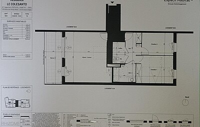 aperçu du logement appartement -
